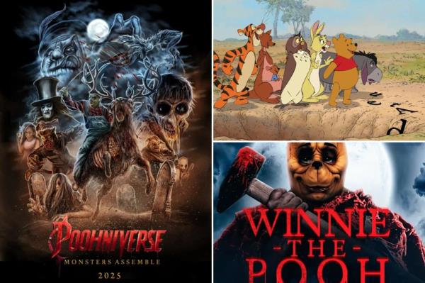 《Poohniverse》恐怖电影定于2025年上映，迪士尼角色将进入公共领域