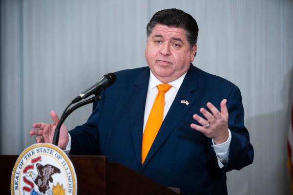 A photo of Illinois Gov. JB Pritzker.