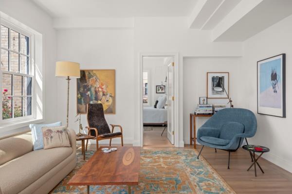 Interior of the living room at the 35 E. 9th St home. 