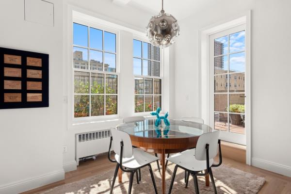 The dining area inside the 35 E. 9th St. home. 