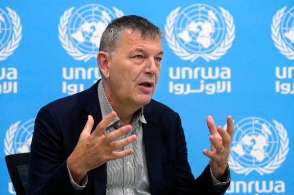 UNRWA 's Commissioner-General Philippe Lazzarini 