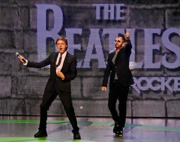 Ringo Starr and Paul McCartney