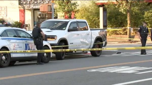 A motorcycle rider was killed in crash that involved a pickup truck in Staten Island on Sep. 3, 2023.