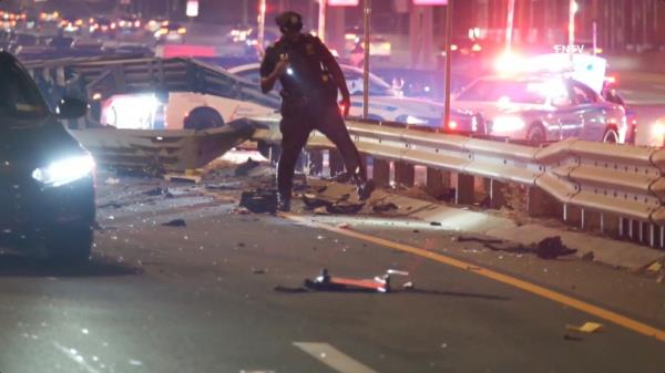 At approximately 11:00 p.m., firefighters respo<em></em>nded to the Staten Island Expressway at exit 14 for a double fatal crash on the east bound lanes on Sep. 3, 2023.