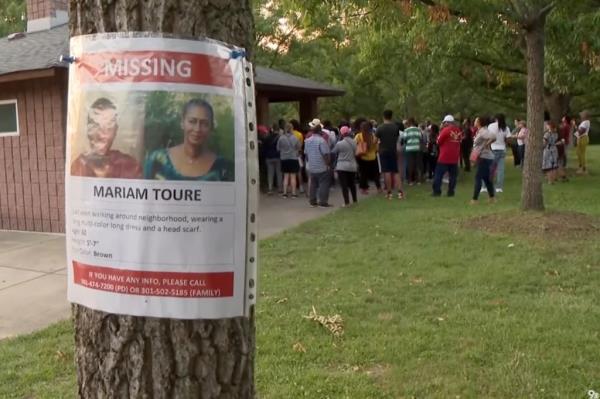 A missing poster for Mariame Toure Sylla.