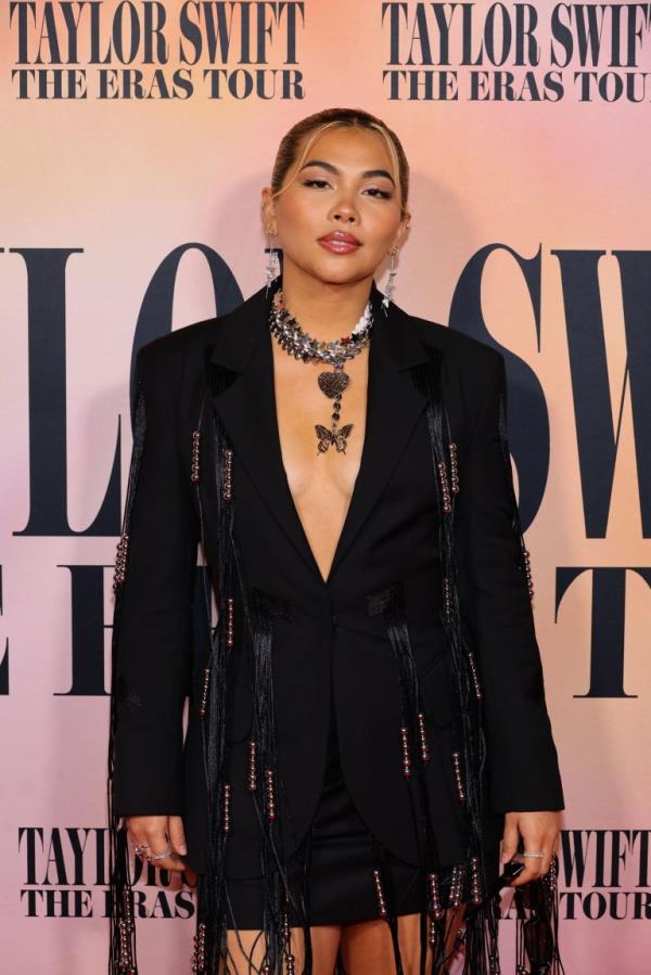 Hayley Kiyoko stunned in an all-black look (Picture: Getty)