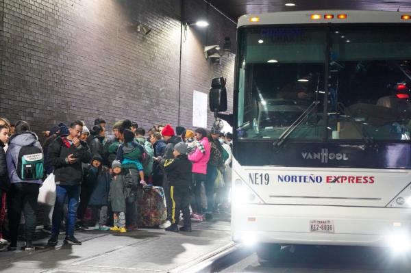 Mayor Adams has criticized Abbott over the busing. 