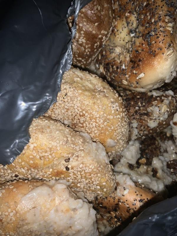Another member of the group found bagels with a  