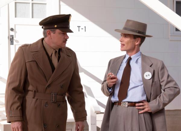 Matt Damon (left) and Cillian Murphy co-star in Christopher Nolan's