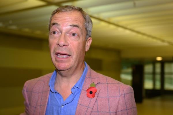 Nigel Farage arrives at Brisbane airport in Australia