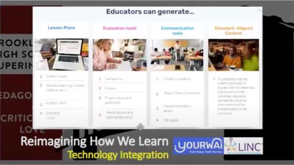 Screenshot from presentation on AI during CCHS March 2024 Meeting.