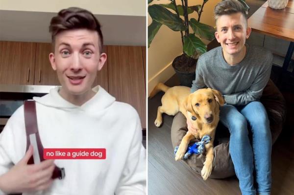 西雅图艺术家保罗·卡斯尔和导盲犬梅普尔先生被赶出餐厅