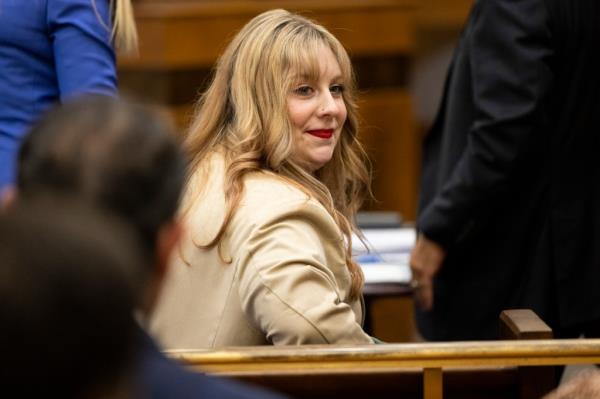 Abby Zwerner, a teacher shot by her 6-year-old student, attends a hearing for a civil lawsuit she filed against the Newport News Public Schools, Friday, Oct. 27, 2023
