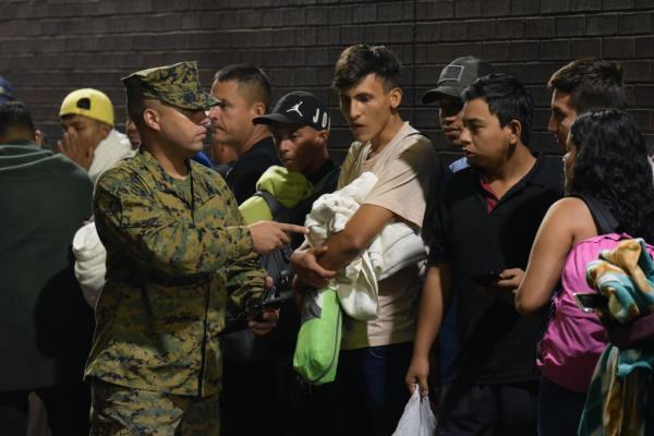 Three bus loads of migrants arrived at the Port Authority from Texas on Oct. 4, 2023. 