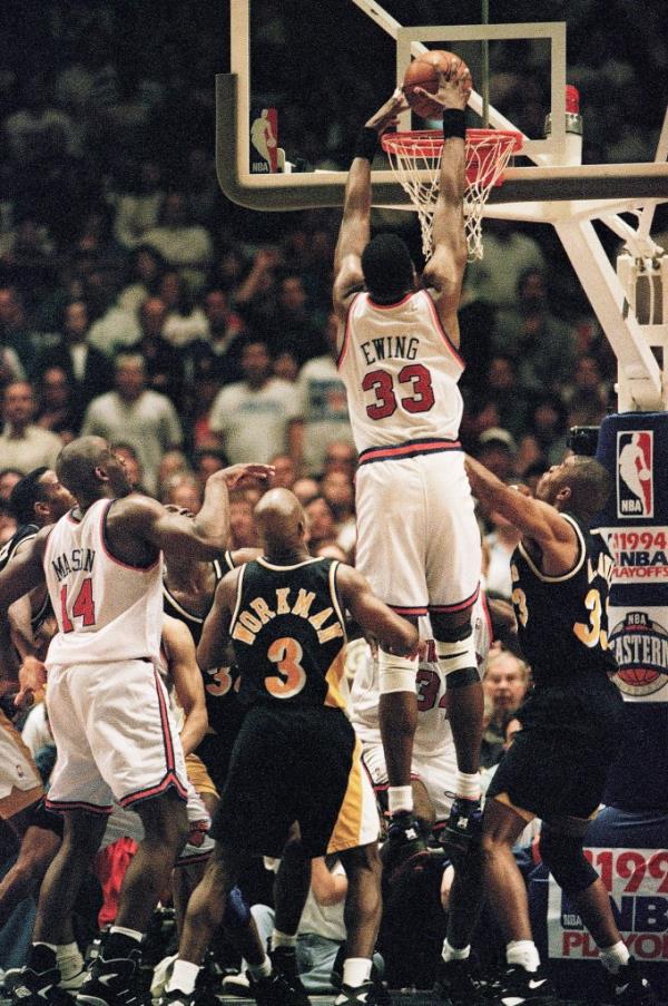 Patrick Ewing and the Knicks played the Pacers in a Game 7 in back-to-back years in 1994 and 1995.