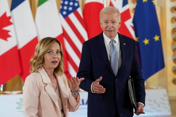 Meloni and Biden