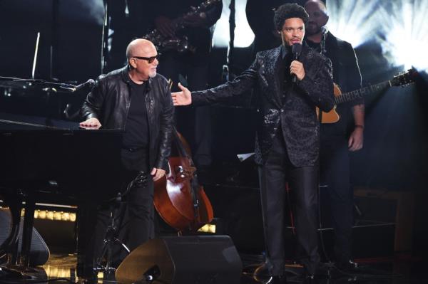Billy Joel performs at Grammys 2024