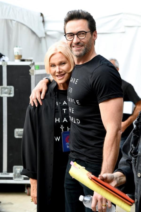 Deborra-lee Furness and Hugh Jackman. 