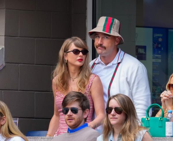 Taylor Swift and Travis Kelce at the 2024 US Open