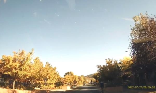 Kempton recorded dashcam footage of him passing Peacock that led to the confrontation.