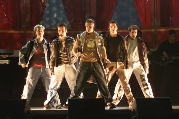 NSYNC at the 2000 MTV Movie Awards.