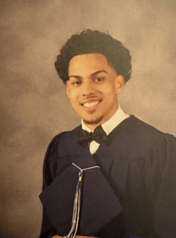 Yankees Pitcher Marcus Stroman presenting scholarships to two students at The Bronx High School of Science at Yankee Stadium