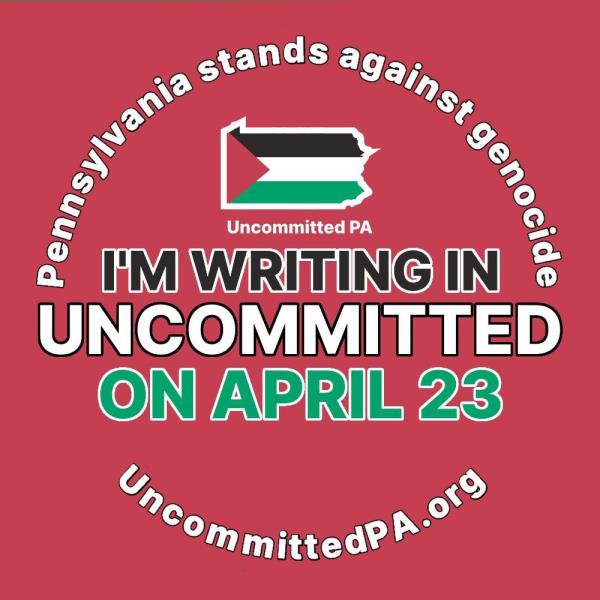 Uncommitted PA is a coalition of individuals and organizations in the state opposed to Biden’s support for Israel’s war against Hamas.