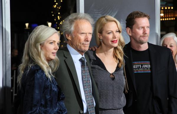 Christina Sandera with Clint Eastwood at