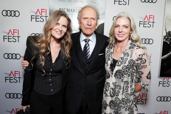 Clint Eastwood with lo<em></em>ngtime girlfriend Christina Sandera at their last red carpet in 2019.