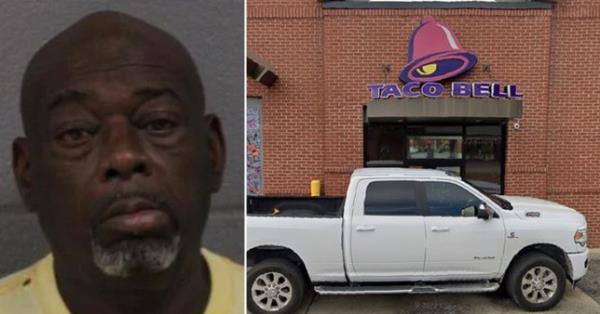 A Taco Bell customer allegedly fired into a restaurant from the outside after getting upset in the drive-thru
