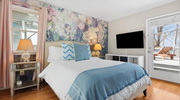 One of two bedrooms.