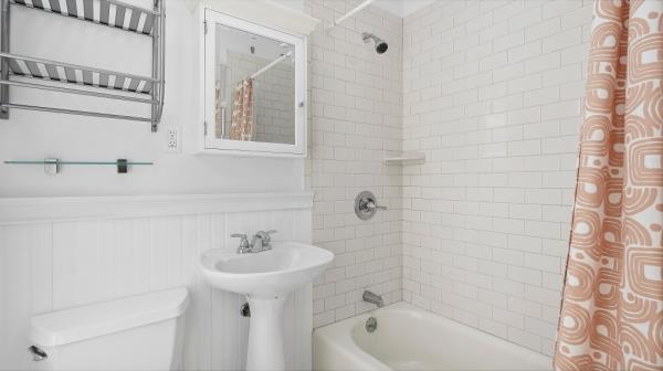 One of two bathrooms.