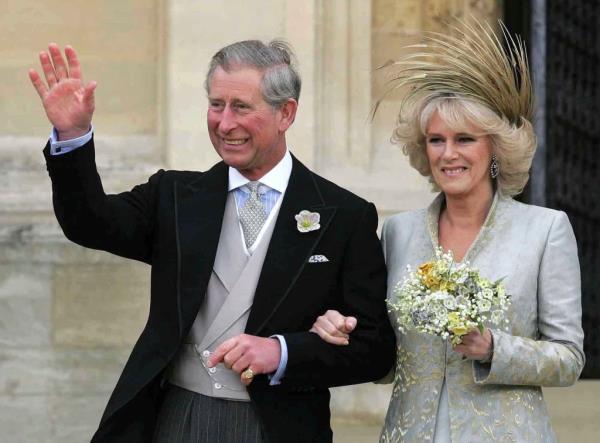 Charles and Camilla tied the knot on April 9, 2005.