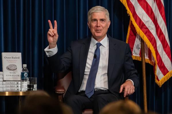 Supreme Court Associate Justice referenced P'Nut the Squirrel in his keynote speech at the Federalist Society's annual dinner on Nov. 14, 2024.