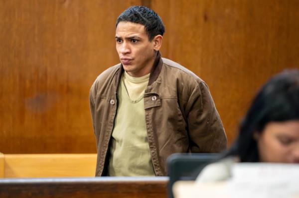 Yohenry Brito in court.