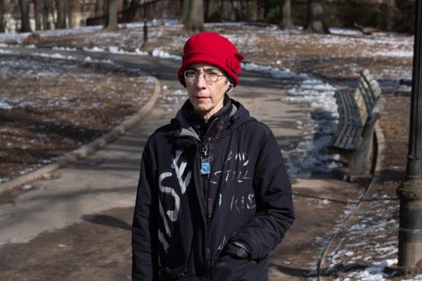 Hayley Gorenberg in Mount Prospect Park.