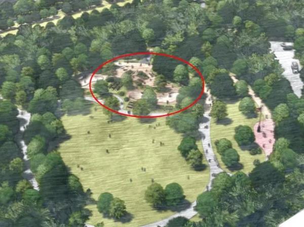 A rendering of the skatepark planned for Mount Prospect Park. 