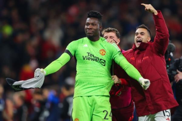 Andre o<em></em>nana was the hero in midweek against FC Copenhagen