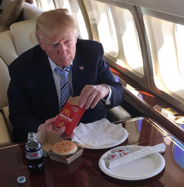 Former President Do<em></em>nald Trump is taking a shift as a McDonald’s fry cooker Sunday.
