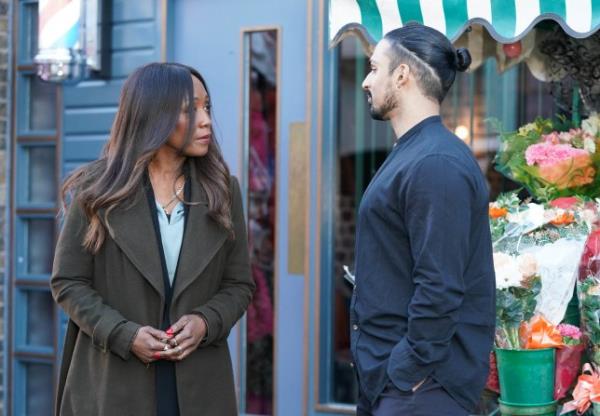 Ravi threatens Denise in EastEnders