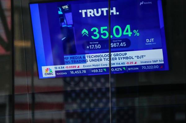Trump, the majority stakeholder in Trump Media, is due to receive an 