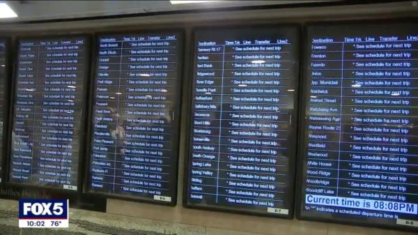Multiple trains scheduled to depart from or travel to New York were canceled including Philadelphia, Metropark, and Trenton.