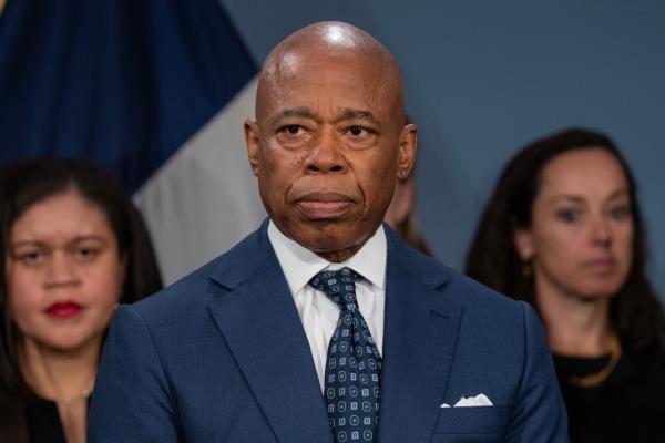 New York City Mayor Eric Adams.