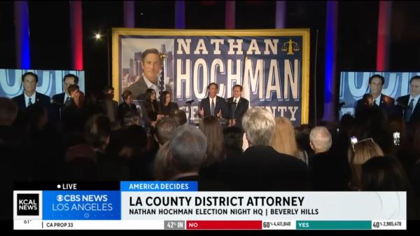 Nathan Hochman victory rally
