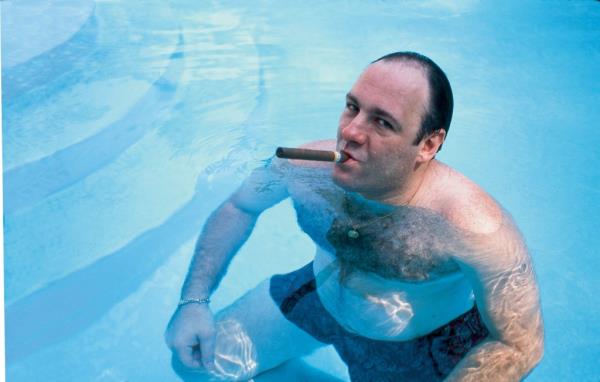 James Gandolfini, as Tony Soprano.