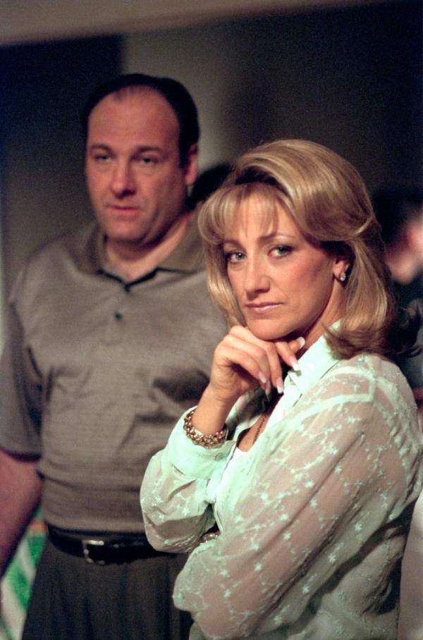 s James Gandolfini and Edie Falco