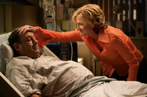 James Gandolfini and Edie Falco in
