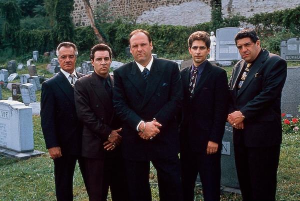 Tony Sirico, Steven Van Zandt, James Gandolfini, Michael Imperioli and Vincent Pastore in