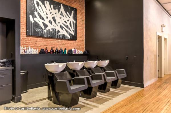 Interior of the Kinhouse salon.