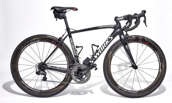 A shot of the Tarmac SL7 Pro bicycle.